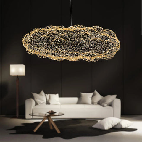 Designer Cloud LED Pendant Lamp – Starry Firefly Modern Farmhouse Decor