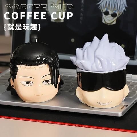 Jujutsu Kaisen Coffee Cups, Satoru Gojo Mug, Desk Decor Gift