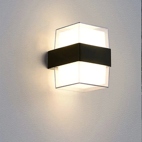 10W LED Wall Lamp, Modern Plastic Sconces for Living Room, Bedroom, Kitchen