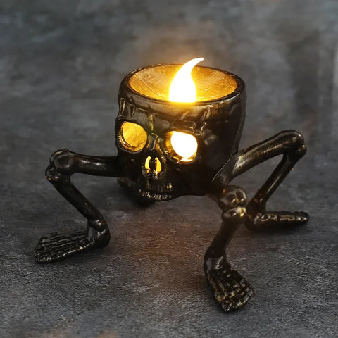 The Arm Skull LED Candle Lantern for Home Party