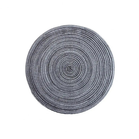 11 36cm Round Placemat Heat Resistant Non slip Heat Insulation Dining Table