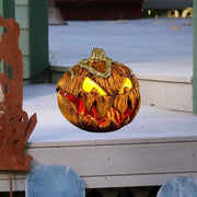 Retractable Pumpkin Lantern Light Harvest Farmhouse Halloween Decoration