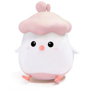 Vegetable Chicken Night Light, Creative USB Charging, Three-Speed Timed Bedside Lamp for Feeding