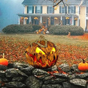 Retractable Pumpkin Lantern Light Harvest Farmhouse Halloween Decoration