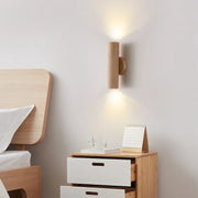 Modern LED Wall Lamp, Wooden Design for Living Room, Bedroom, Stairs, Aisle, Farmhouse Decor