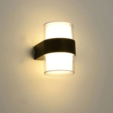 10W LED Wall Lamp, Modern Plastic Sconces for Living Room, Bedroom, Kitchen