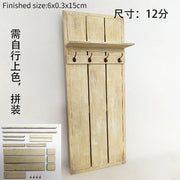 Mini DIY Wooden Furniture Set – Dollhouse Flower Rack Accessories