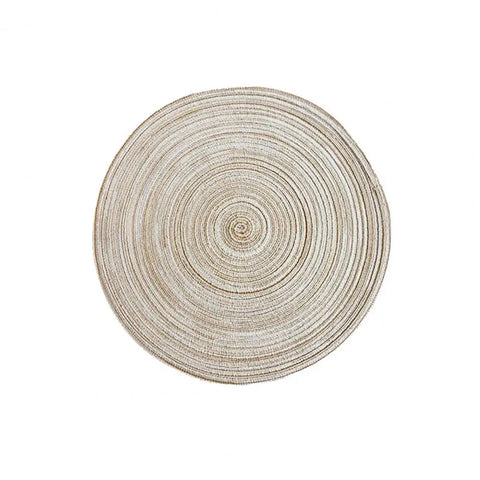 11 36cm Round Placemat Heat Resistant Non slip Heat Insulation Dining Table