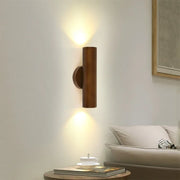 Modern LED Wall Lamp, Wooden Design for Living Room, Bedroom, Stairs, Aisle, Farmhouse Decor