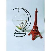 Moon-Shaped Iron Display Stand – Hanging Rack for Home & Wedding Decor